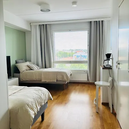 Huoneisto Modern With Sauna, A,c And Free Parking